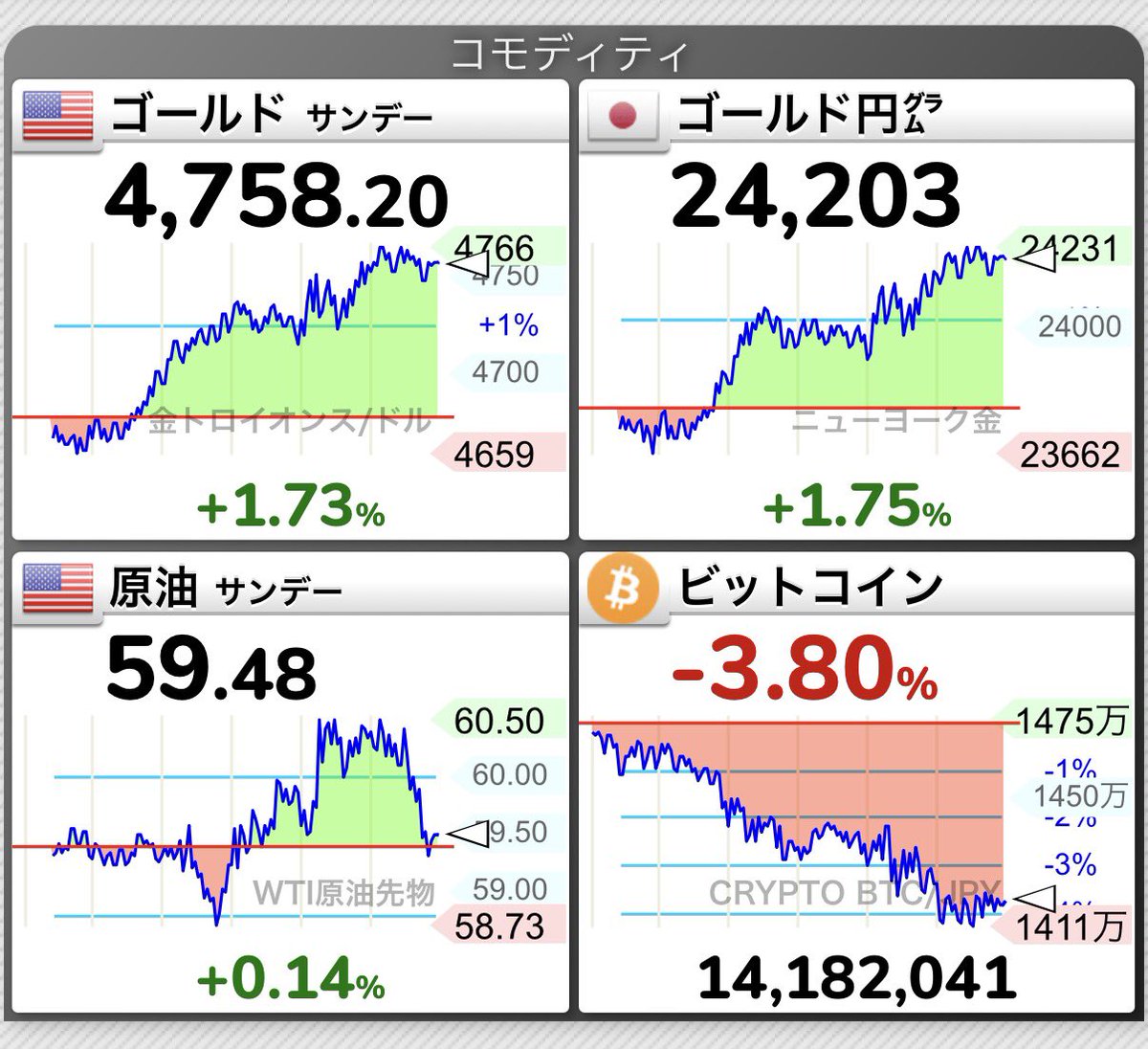 BTCがコモディティ枠なの意味わからん