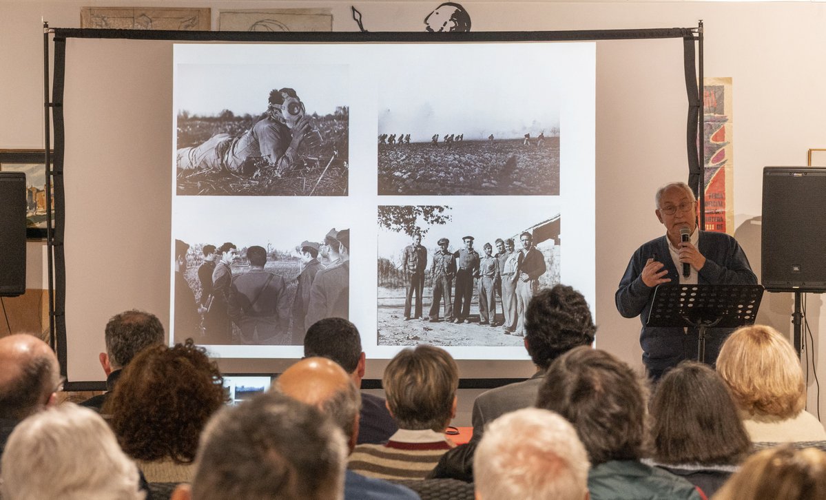 Avui Jordi Roiger al Castell del Remei.
Inauguració de la Ruta fotogràfica de Francesc Boix al front del Segre de la Guerra Civil espanyola
Acte presentat per Pol Galitó.