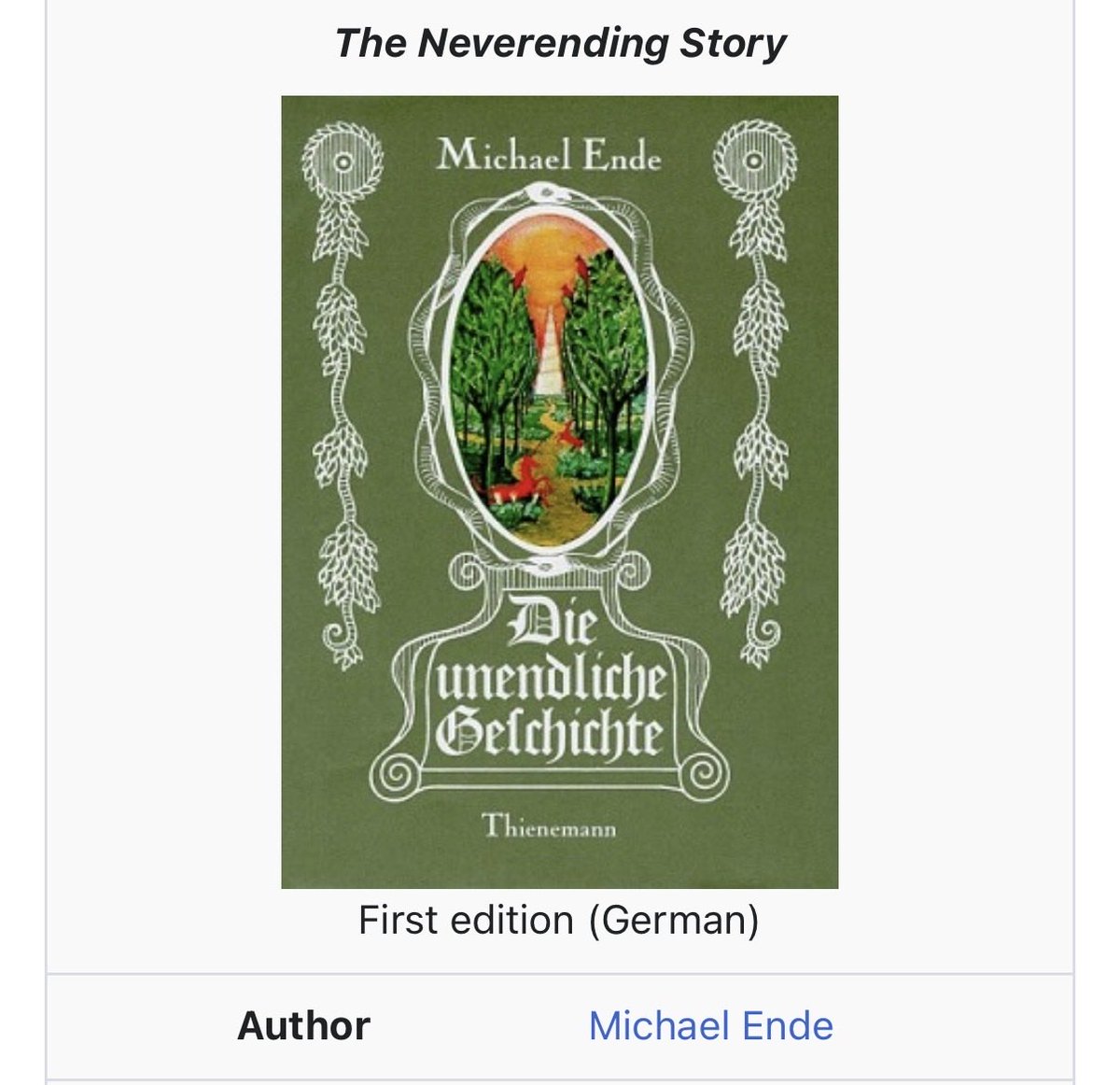 MoBigBrother's tweet photo. the book The Neverending Story by Michael Ende is pretty different than the American film. In the second half, Bastion begins taking over Fantastica using his wishes &amp; as he does he loses his memories. That part about him creating the dragon is interesting #conformitygate https://t.co/YYMEmf7bu8