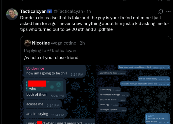 Nicotine tweet media