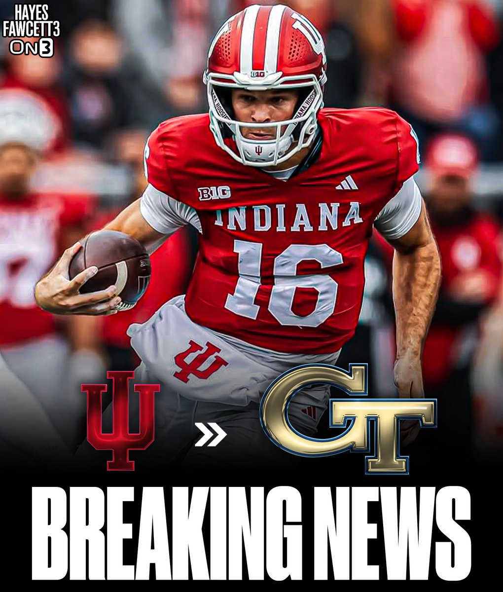 Hayesfawcett3's tweet image. BREAKING: Indiana transfer QB Alberto Mendoza has Committed to Georgia Tech, he tells @On3

He’s the younger brother of Heisman Trophy winner and National Champion Fernando Mendoza

on3.com/transfer-porta…