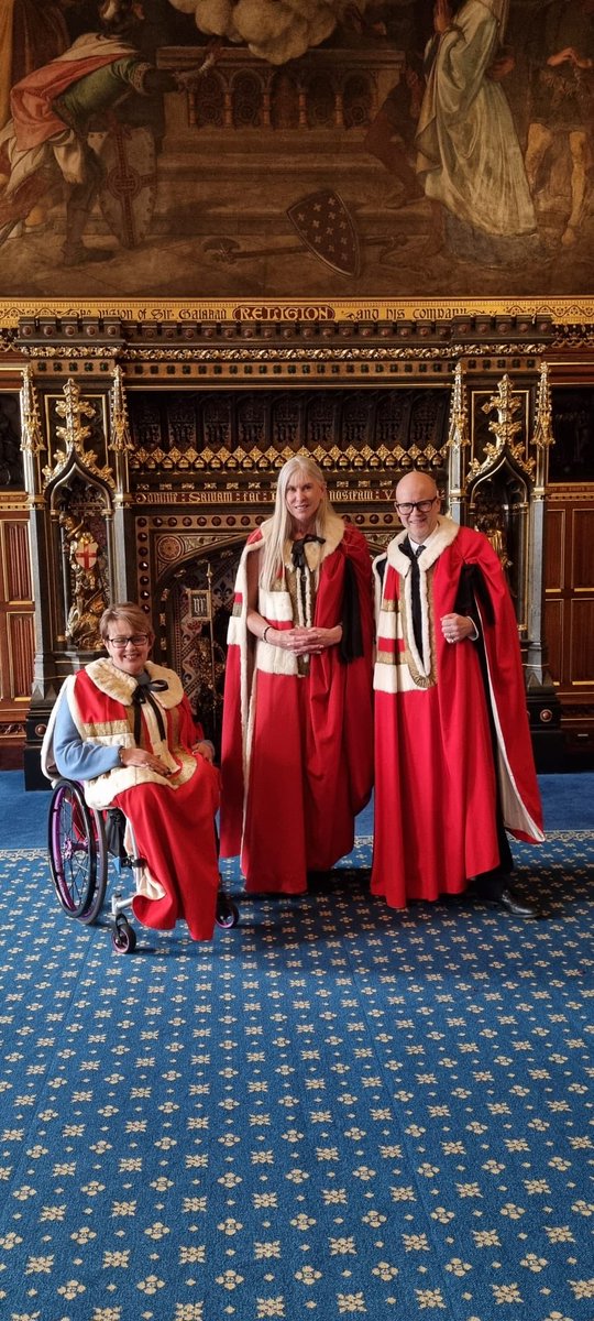 Thank u for so many lovely messages I’m so grateful to Tanni, Toby &amp;to all those that made today memorable, especially my family &amp;friends who traveled from all over to share my day. I will do my best not to let anyone down, &amp;to particularly fight for the rights of women &amp;children