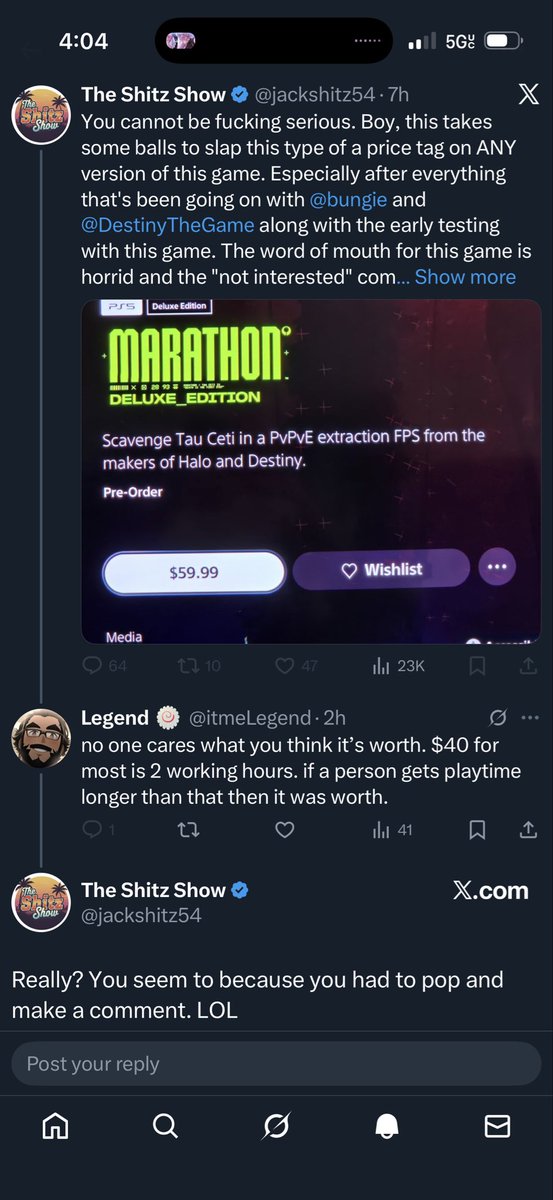 coward blocks me because I call him out. theyve improved on the game and $40 is a better standard for a premium game thatll give a lot of playtime compared to the daring $70 standard most games go for nowadays. mfs are hating just to hate now.