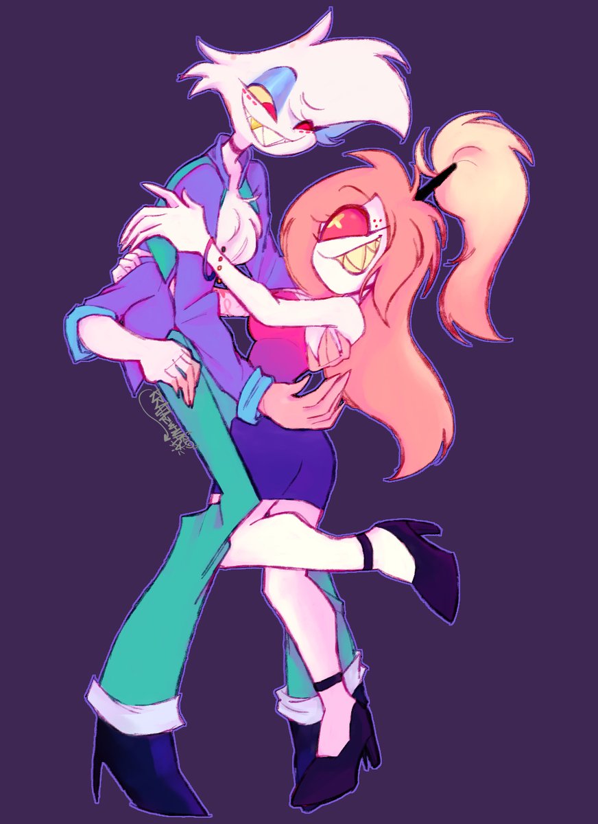 rratazwna's tweet image. bonding!! 🎶
#HazbinHotelAngelDust #HazbinHotelCherriBomb