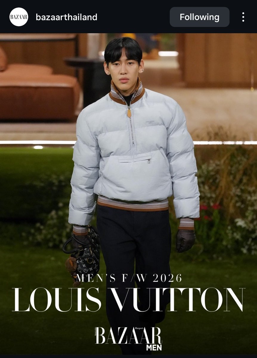 ก็ขึ้นปก Bazaar Thailand เลยก็ตัวพ่อเดบิวต์รันเวย์ไปเลยสิค้าาา 

#BamBamxLVMenFW26 
#LouisVuitton #LVMenFW26 #BamBam