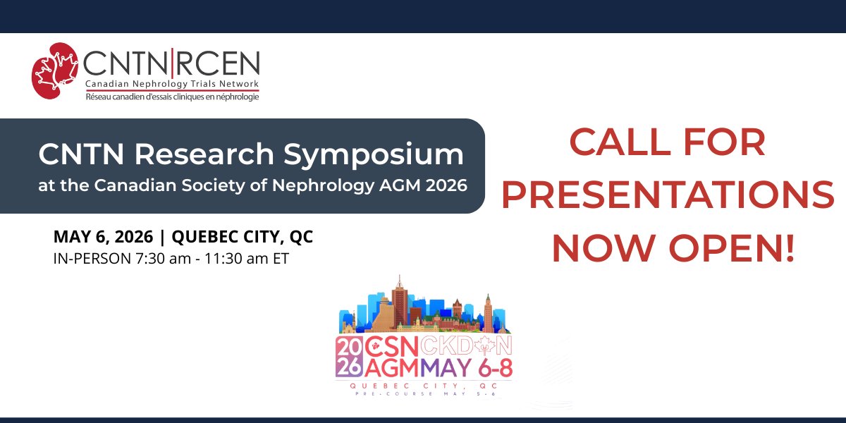 Canadian Nephrology Trials Network tweet media