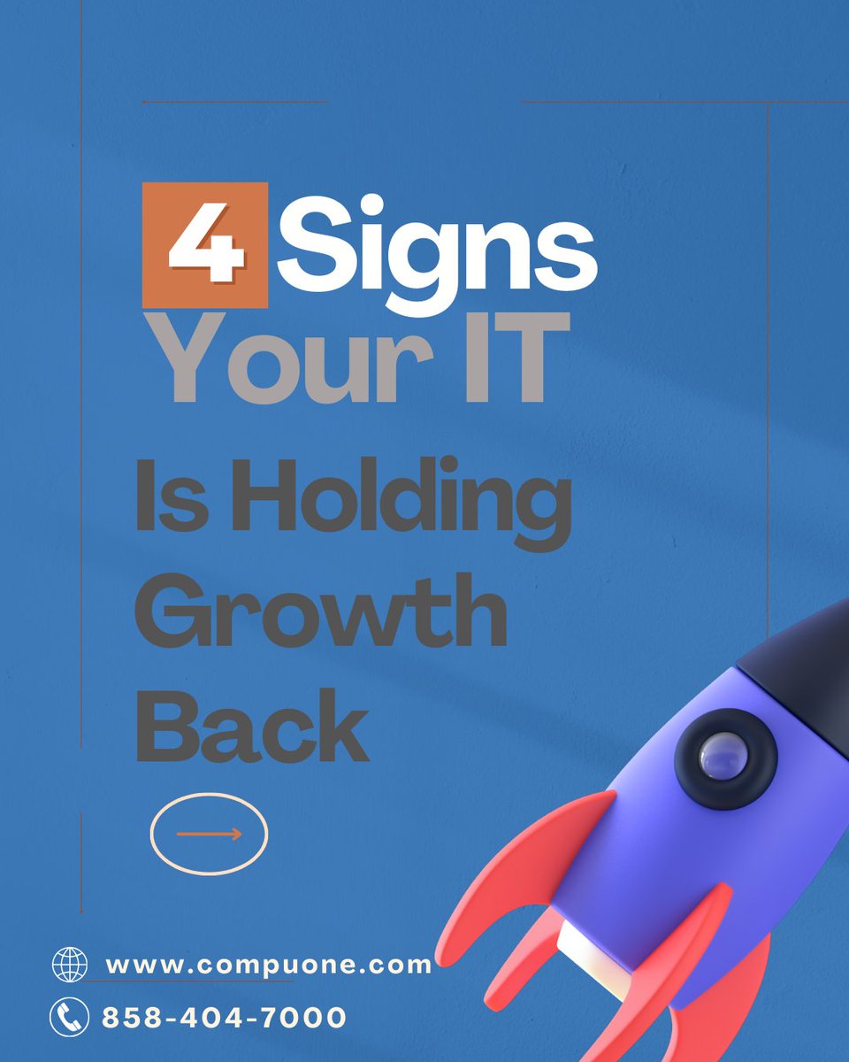 CompuOneCorp's tweet photo. When IT lacks direction, growth becomes risky. Downtime, security gaps, and outdated systems slow businesses down.

A strategic IT roadmap aligns technology with goals and supports confident, long-term growth.

#ITStrategy #BusinessGrowth #SMBTechnology #TechLeadership #CompuOne https://t.co/QdQ2LhlGQv