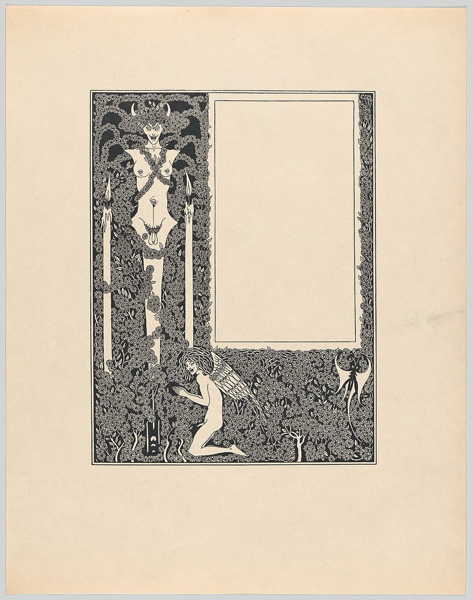 solsoledo's tweet image. Aubrey Vincent Beardsley'in (1872-1898) #OscarWild'ın #Salome'si için yaptığı gravürler ve otoportesi, muhteşem.