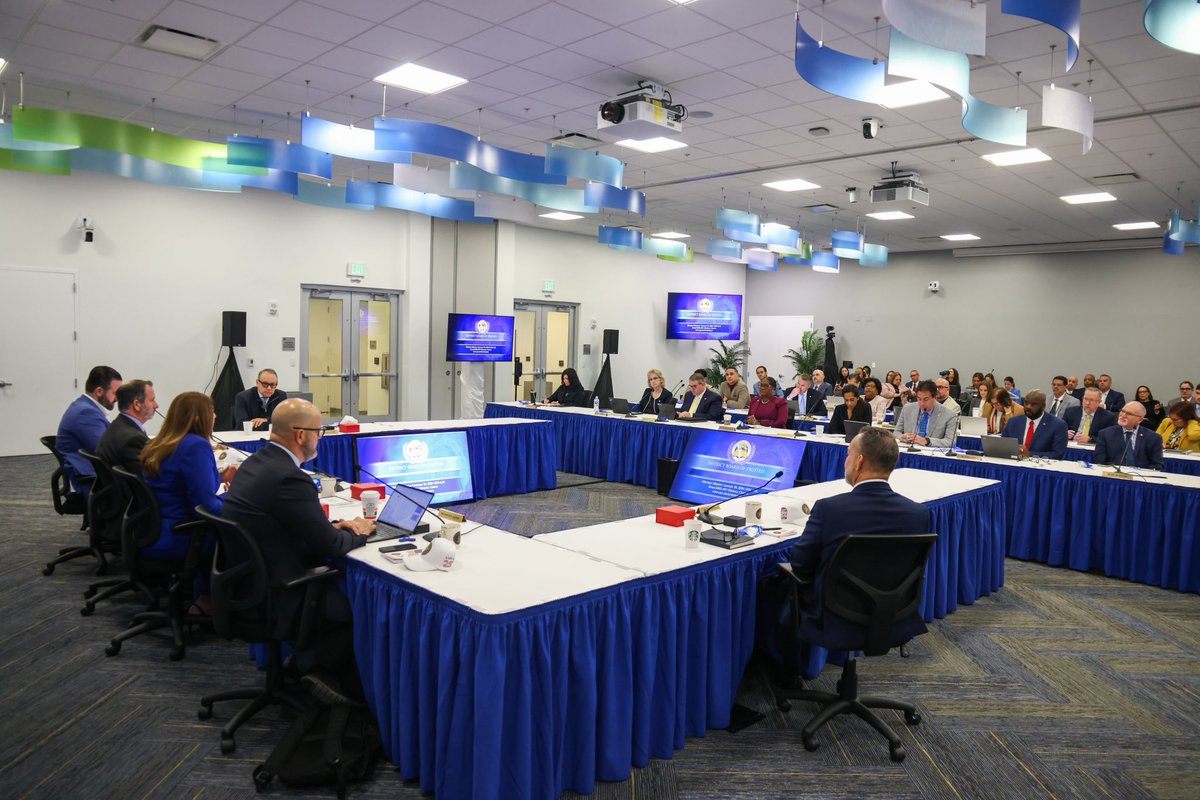 RobertoAlonsoFL's tweet photo. This morning’s Board meeting at Miami Dade College was a great reminder of the impact of our work.

We proudly celebrated our National Champion Volleyball Team and officially launched the Florida Center for Aerospace and Aviation at Miami Dade College—an academic center focused on teaching, training, and industry partnerships to prepare students for high-demand, high-wage careers.

Proud of the momentum we’re building for students and our community at Miami Dade College.