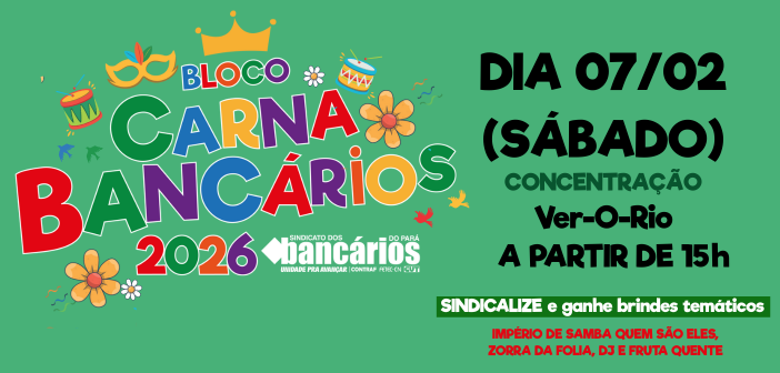 🤩 CarnaBancários abre um dos meses mais festivos do ano. Espia a programação e te joga! bit.ly/4r9qwal

#carnaval