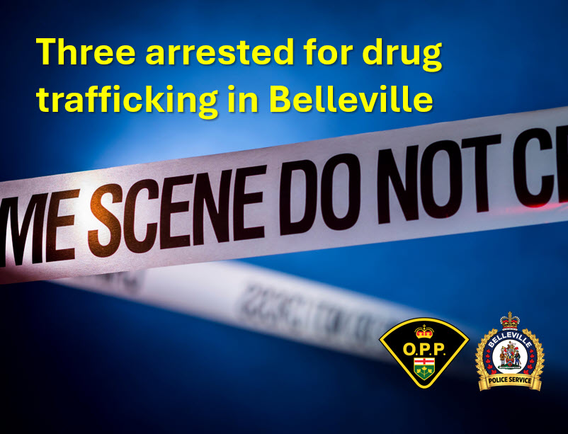 Three people face charges after a drug seizure in Belleville. The OPP ...