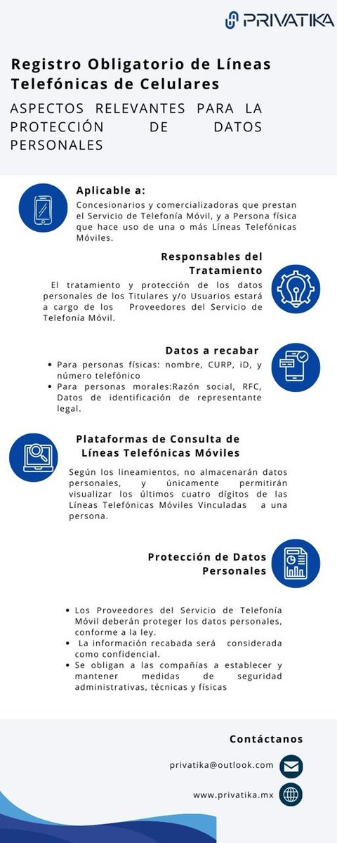 PrivatikaMX's tweet photo. 📩 Nuevos lineamientos DOF (09/12/25) refuerzan las obligaciones de concesionarios en protección de datos.
El reto ya no es solo cumplir, sino gestionar el riesgo.
Te acompañamos a convertir el compliance en ventaja competitiva.
#ProtecciónDeDatos #Compliance #Telecomunicaciones https://t.co/Ttj913WzJL