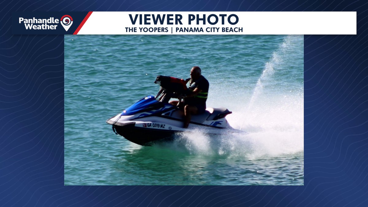But officer... I wasn't driving the wave runner. 🤣
Download the Panhandle Weather App now at Onelink.to/panhandleweath…