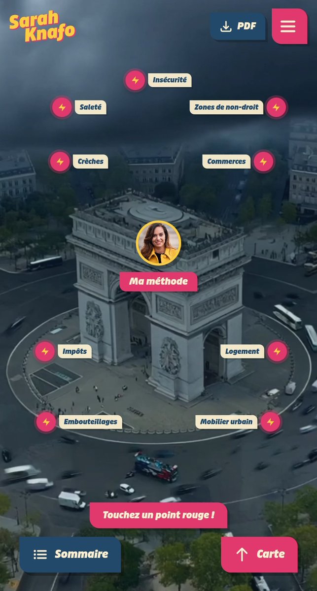 MOMheli's tweet image. 📖 Rarement un programme de campagne donne autant envie d’être lu.
Celui de Sarah Knafo, comme sa conférence, est structuré, précis et présenté sur un site très fluide et interactif.
Allez voir, prenez le temps.
Ça vaut vraiment le coup.
🔗 unevilleheureuse.fr