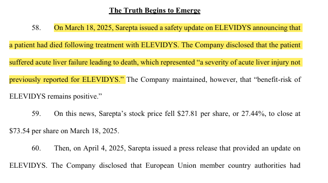 11thestate's tweet photo. Meanwhile, the $SRPT case is moving forward — and now we’ve got more details. We pulled out the most important points for you. As always — worth a look. #SRPT #Sarepta https://t.co/HAOg3cTcN8