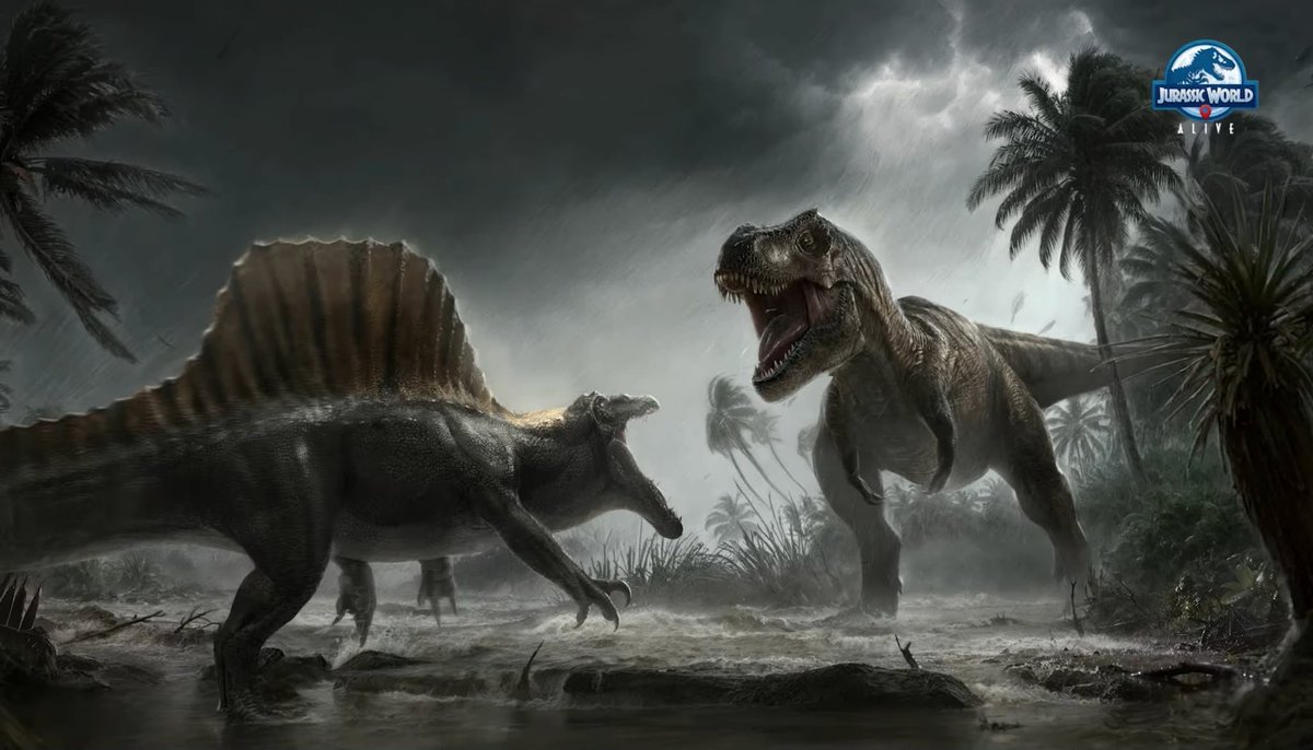 New Jurassic World Alive loading screen goes hard af