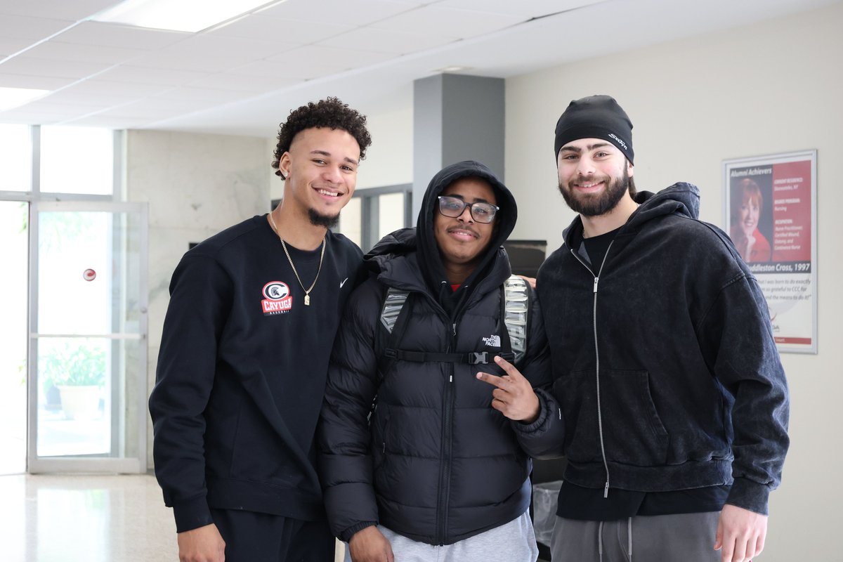 CayugaCC's tweet photo. We love seeing campus filled with students again—welcome back!

#Spring2026 #FirstDayOfClasses #NewSemester #CollegeLife #CayugaCC #SUNY
#cayugacommunitycollege https://t.co/cQNe44ymAI