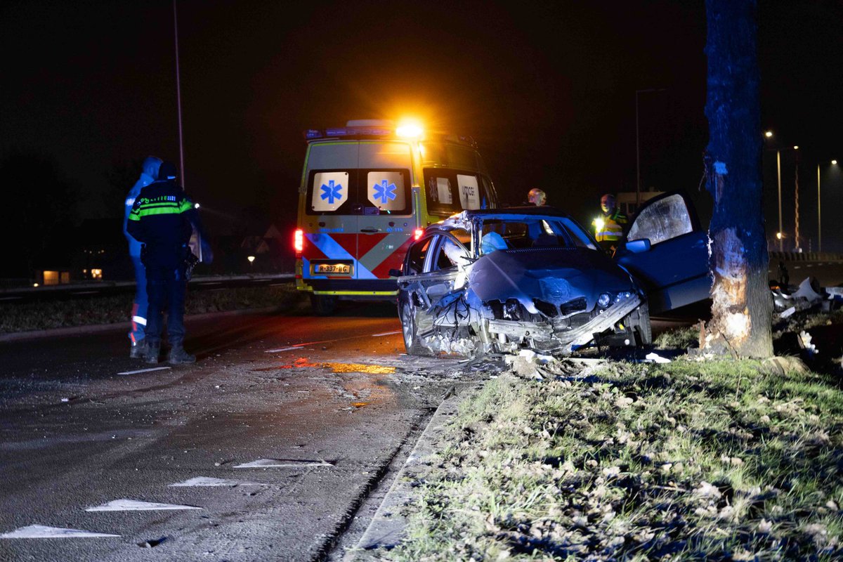 Gewonde bij fors eenzijdig ongeval in Leeuwarden