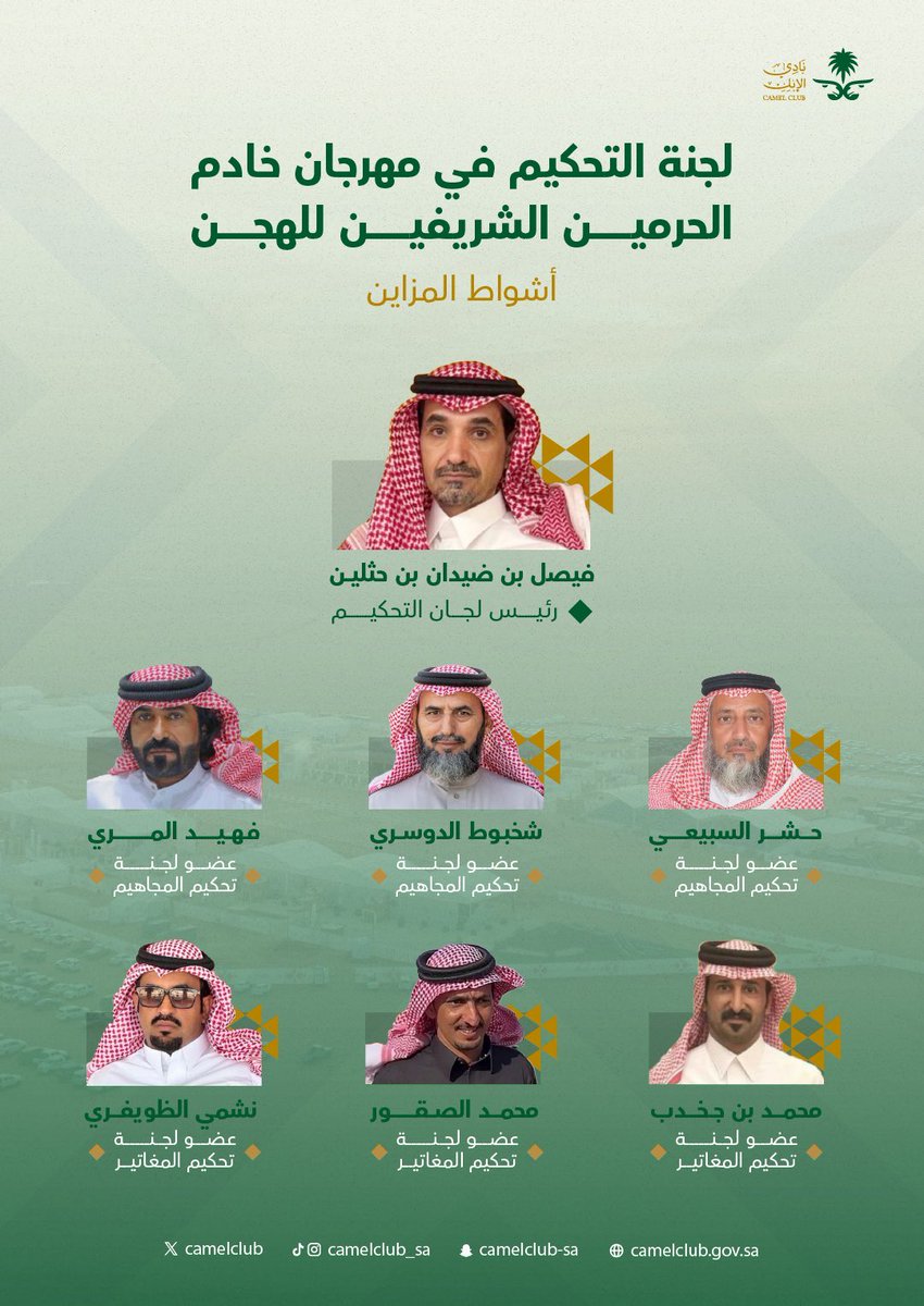 majidAlnetou's tweet photo. ثقل الأسماء في التحكيم  يبعث الطمئنانية في نفوس الجماهير  والمشاركين 

-نادي الإبل يبهرنا ببعد نظره بتجربة الملاك كامحكمين💯💯 https://t.co/2asQRRKPFa