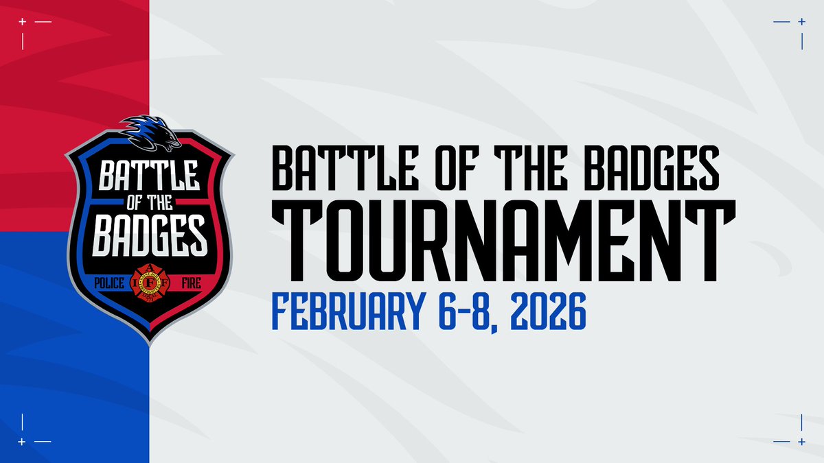 Rivalries ignite. Heroes collide. 🚒🚓

The 2026 Battle of the Badges Tournament presented by <a href="/IAFFLocal771/">Saint John Firefighters</a> is set for February 6-8 at TD Station!

Details » sjseadogs.link/battleofthebad…

#GoDogsGo