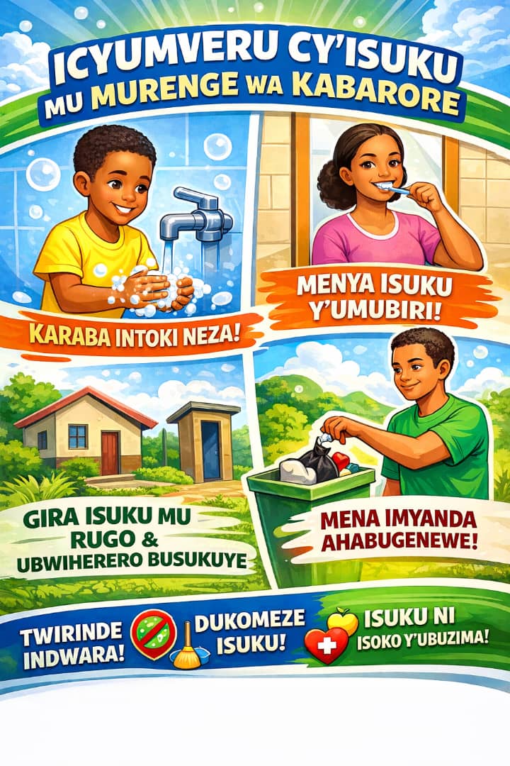 SectorKabarore's tweet photo. Ubuyobozi bw'Umurenge wa @SectorKabarore burashishikariza abaturage kugira isuku mu muzima bwabo cyane ko isuku ariyo soko y'ubuzima.
@GatsiboDistrict 
@RwandaEast https://t.co/weY3nlpVHF