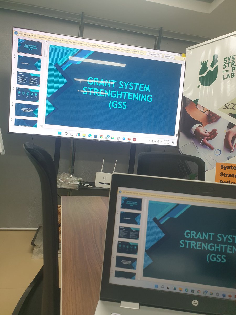 This is the purpose of the Grant System Strengthening (GSS) framework.