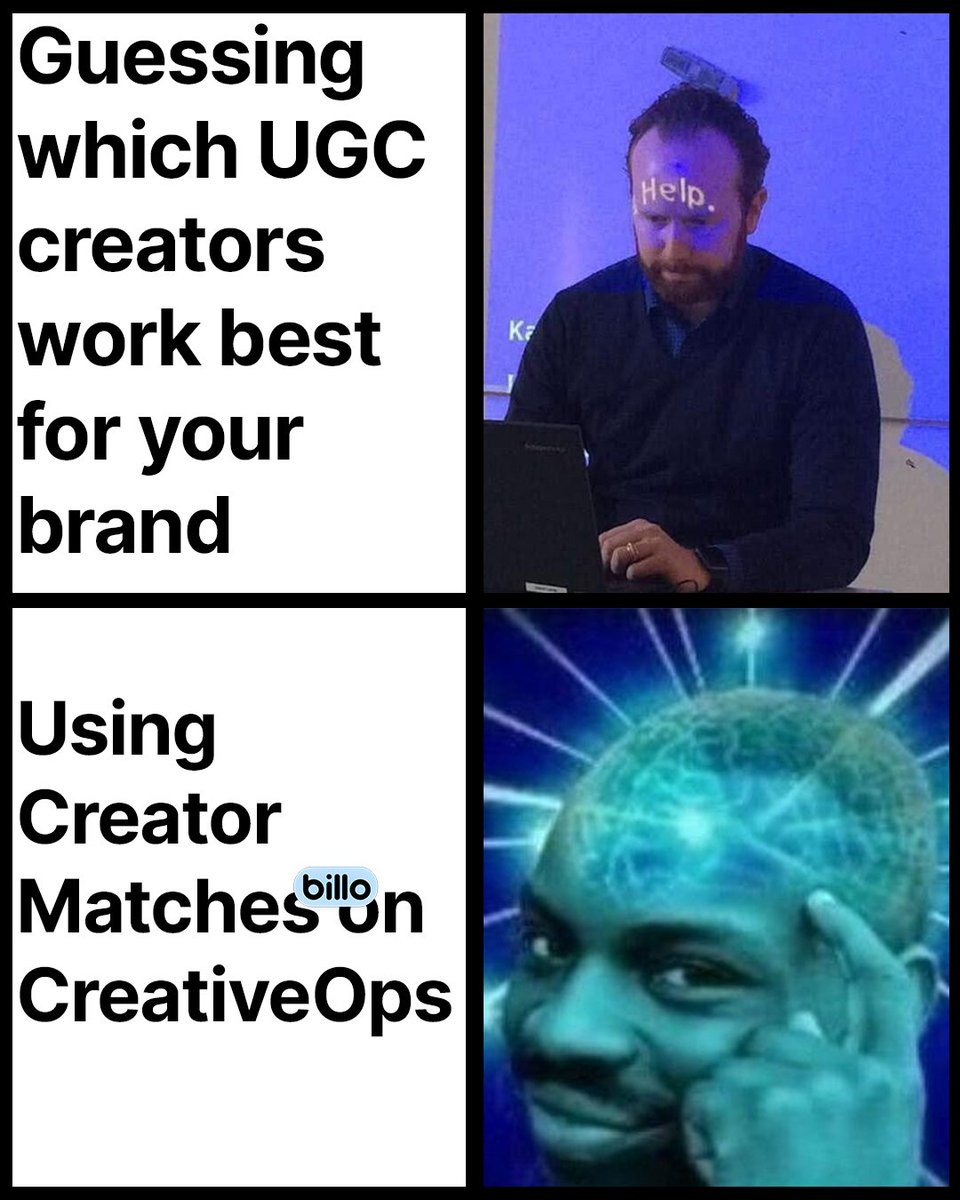 billoapp's tweet image. Imagine if you knew whether a creator would be a perfect match BEFORE you hired them 🤔

You don't always have to do everything the hard way. 🫂