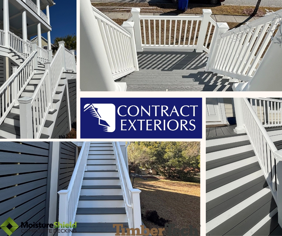 contractxterior's tweet image. This home received a full decking transformation on both the front and back porches, including landings, stairs, and handrails—built for durability, safety, and long-term performance.

Call us for a free estimate!! 📞 843-357-9234

#ContractExteriors #MoistureShield #TimberTech