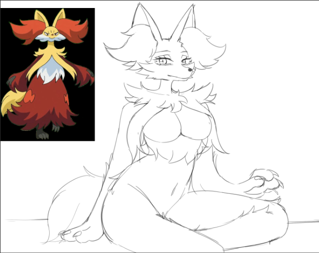 Delphox wip🦊

#Delphox #Pokemon