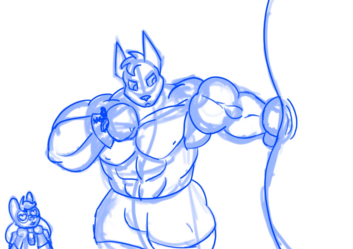 omegawarior's tweet photo. Today, we’ve got Anivengers version of Ace trying to let off some steam, while someone looks on as he does so…

#Buffuary https://t.co/bK9oaB6pJF