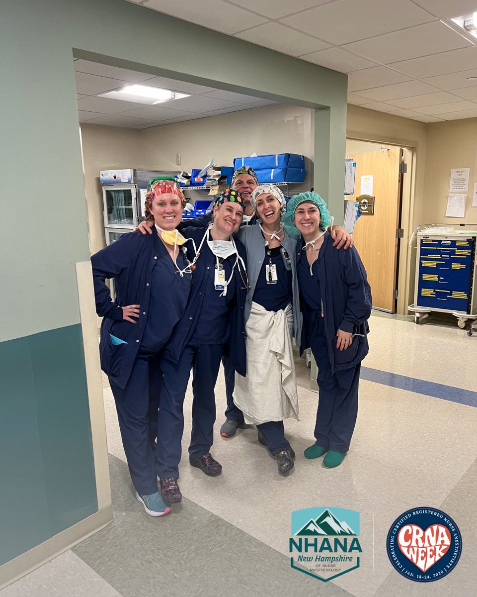 #TeamTuesday CRNAs are leaders, collaborators, and trusted partners in patient care, delivering safe, high-quality anesthesia every day.

📸 CRNA Week Challenge: Post a scrubs pic + tag <a href="/NHANA/">ً</a> for a raffle entry. No tag, no entry! #CRNAWeek