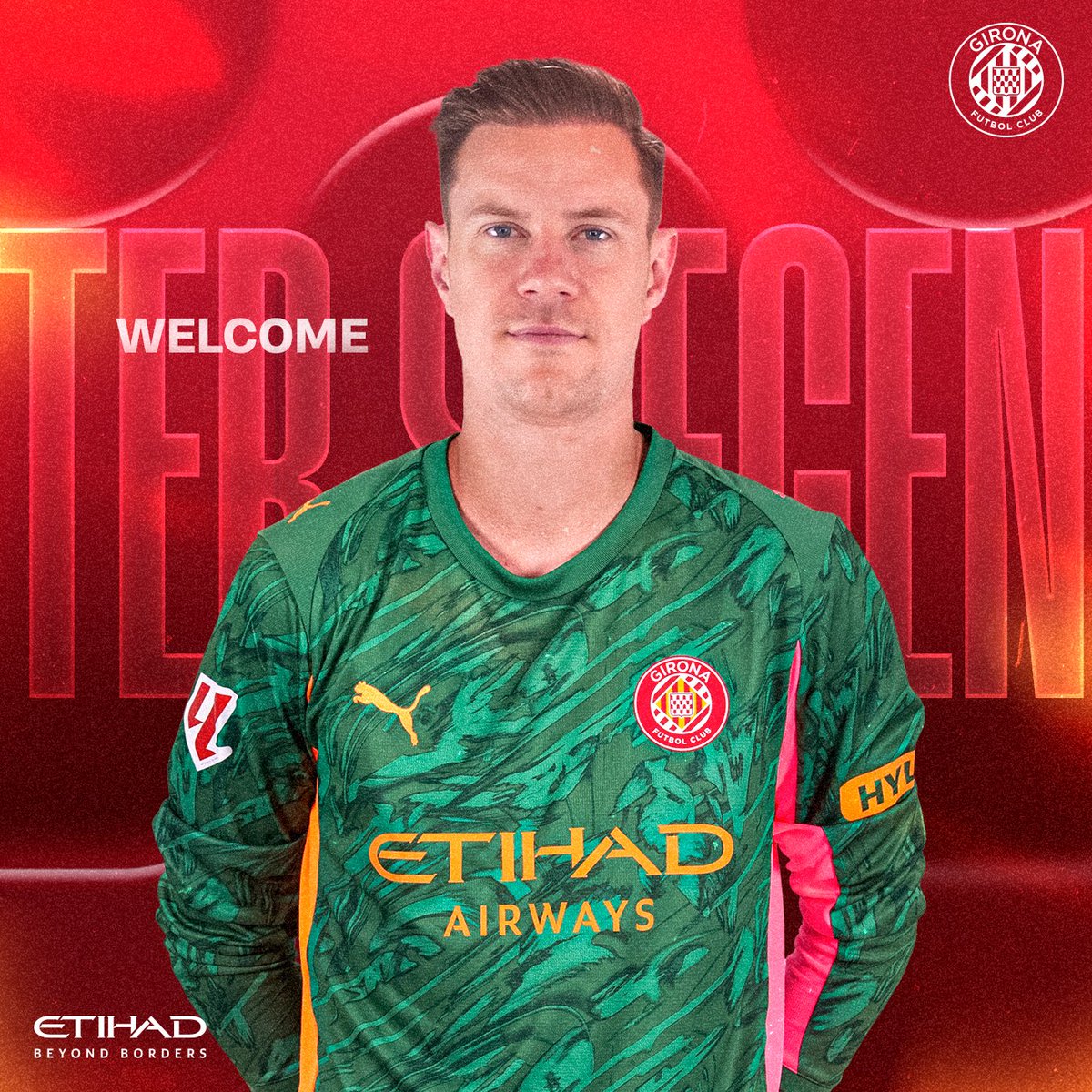 GironaFC_Engl's tweet image. 👋 WELCOME TER STEGEN