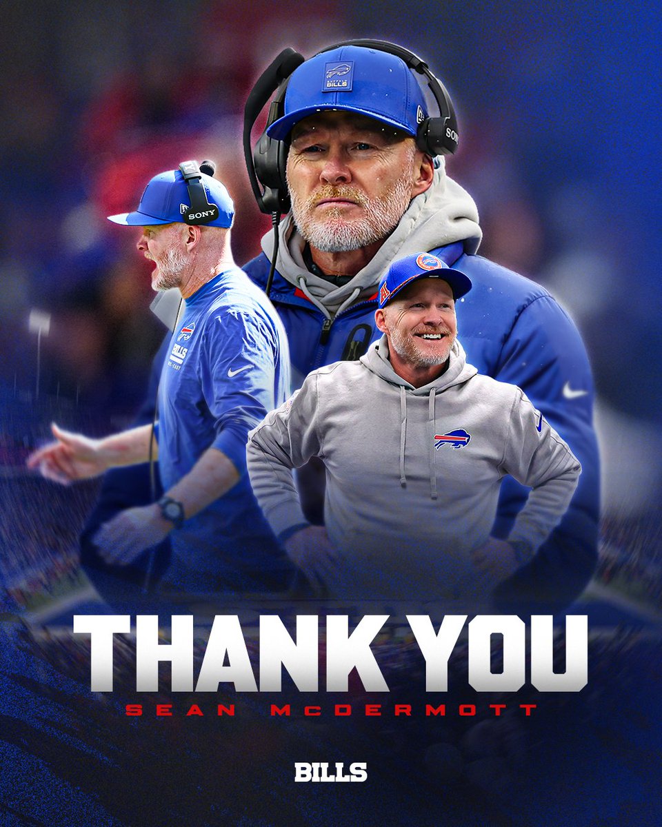 BuffaloBills's tweet image. Thank you for everything, Coach McDermott.