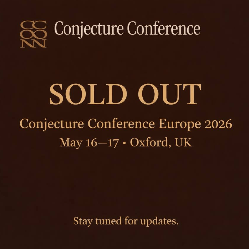 Conjecture Con Europe, Oxford 2026 tweet media