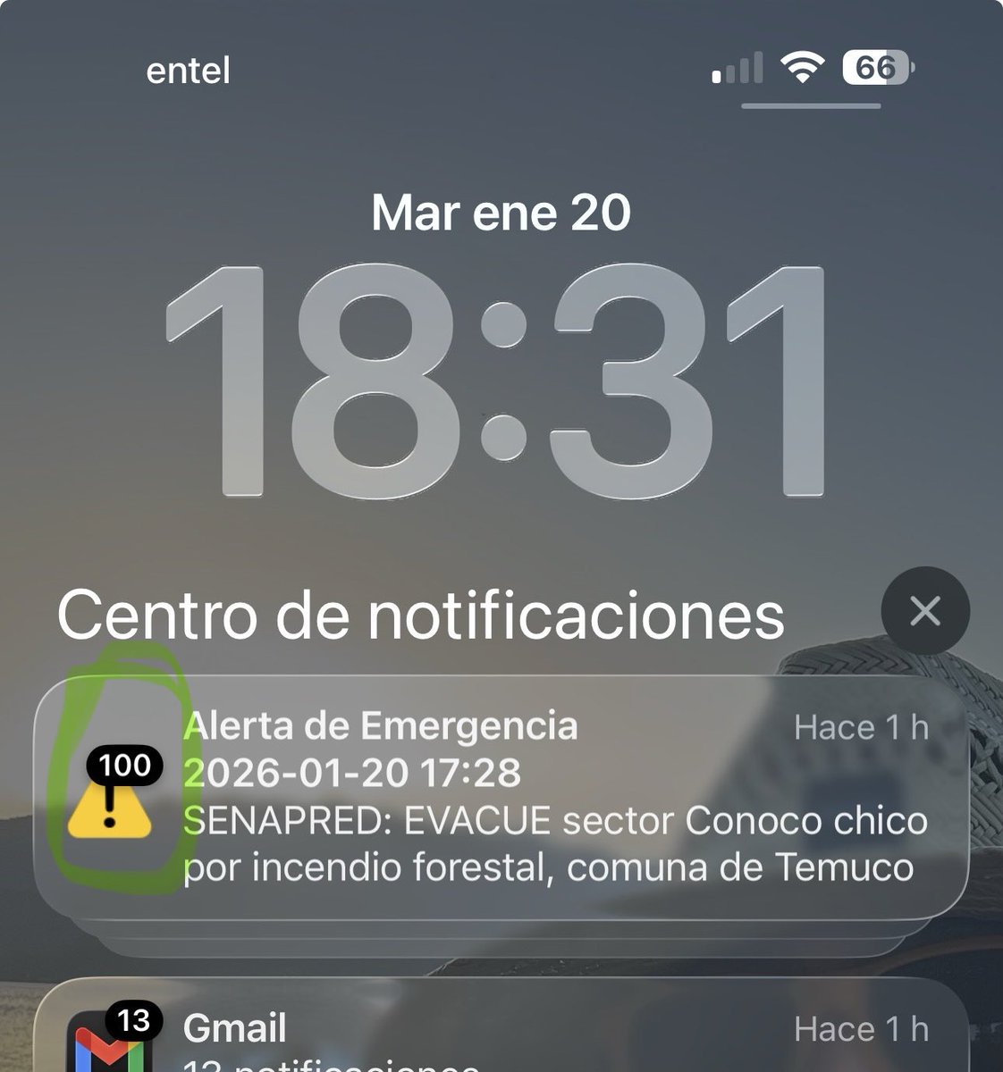 geger's tweet image. Serán necesarias 100 #alertaSAE en un lapso de menos de 5 minutos #Temuco #SENAPRED