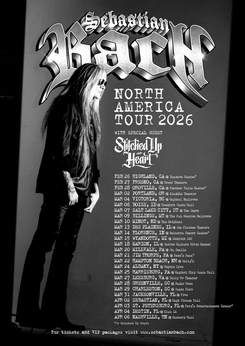 See ya soon ✌️ 
Tickets + VIP: stitchedupheart.com

#Sebastianbach #legend #stitchedupheart #holyshitsostokedforthis