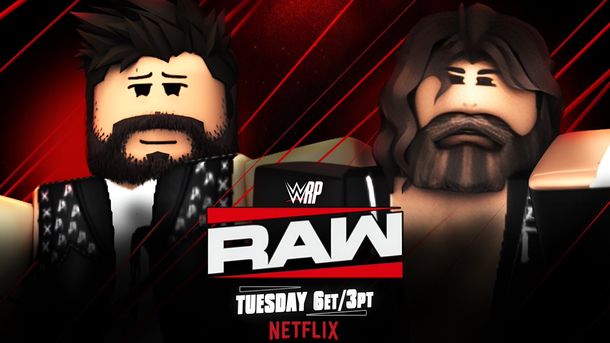 WWERPMedia's tweet photo. TONIGHT on #WWERaw :

🔥 @BloxyStyles vs. #SamiZayn kickoff raw

👊 @bli3sfulmia vs. @alyssiasxd vs. @itscorajade 

👀 @lvlzabove hosts an Open Challenge

📺: 6e/3p on @Roblox https://t.co/dwnECCqSj1