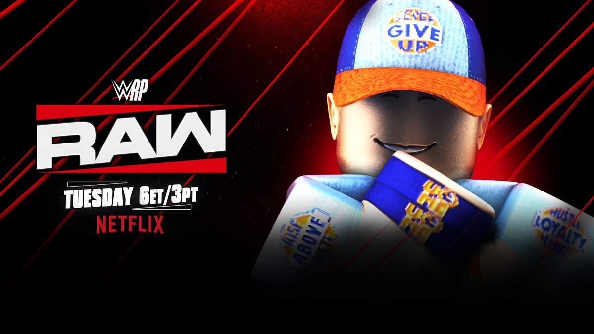 WWERPMedia's tweet photo. TONIGHT on #WWERaw :

🔥 @BloxyStyles vs. #SamiZayn kickoff raw

👊 @bli3sfulmia vs. @alyssiasxd vs. @itscorajade 

👀 @lvlzabove hosts an Open Challenge

📺: 6e/3p on @Roblox https://t.co/dwnECCqSj1
