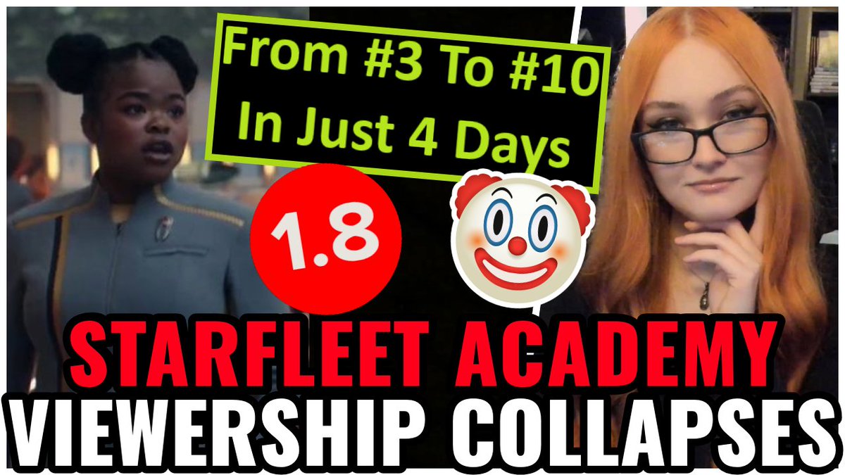 Vara_Dark's tweet image. Starfleet Academy Viewership PLUMMETS, Falls Down Charts As Star Trek Fans REJECT This Slop youtu.be/PwBSRpuZj3A