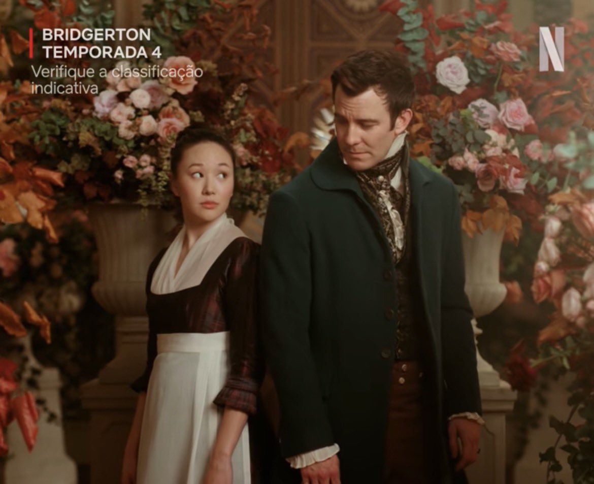 manuvys's tweet image. Daqui a 9 dias ninguém me verá mais, pois estarei com Benedict Bridgerton e Sophie Baek