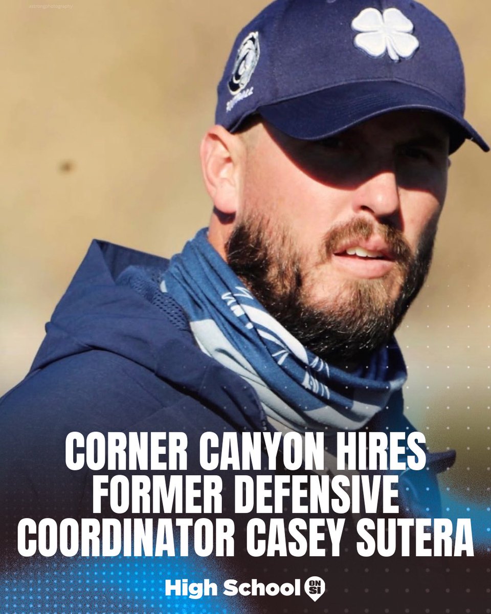 HighSchoolOnSI's tweet image. Corner Canyon hires former defensive coordinator Casey Sutera 🔥

Read the full article⬇️

si.com/high-school/ut…