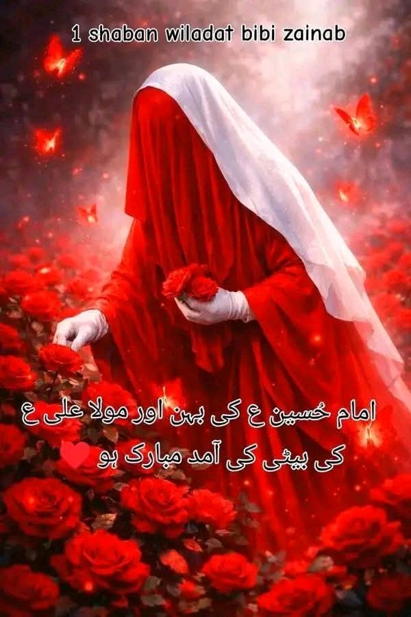 آج صبر، حوصلے اور حق گوئی کی علمبردار
رسول اللہ ﷺ کی نواسی
مولا علی۴ کی بیٹی، بنتِ فاطمہؑ
بی بی زینبِ کبریٰؑ کی ولادت کا دن ہے۔
وہ جن کے خطبوں نے ظلم کی بنیادیں ہلا دیں،
جن کے صبر نے کربلا کے پیغام کو زندہ رکھا
تمام امت مسلمہ کو مبارک ہو💐 ♥️✨