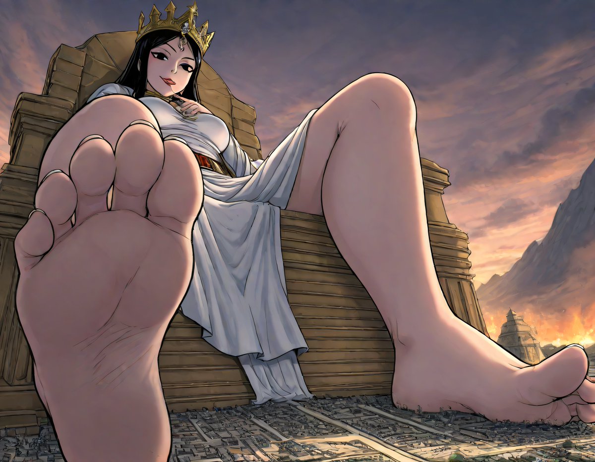 Zura98_'s tweet image. 💀I AM YOUR GOD NOW💀

Her massive foot came down, as citizens ran helplessly...

"Mmmh… this temple is really comfy" she mocked them, her voice booming across the land

She wiggled in satisfaction.

“Yep… From now on you'll worship me as your Goddess, okaaaay~”