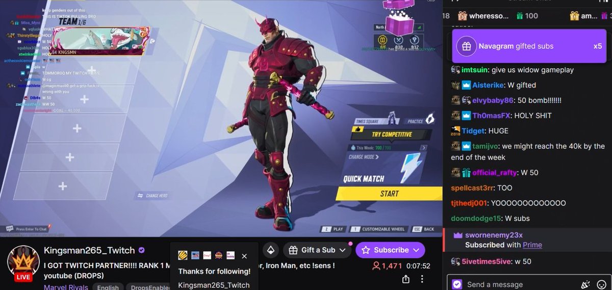 avataryaya_'s tweet image. kingsman went live and just made more than 3K in literally 5 minutes of the stream.

I still have faith in the world