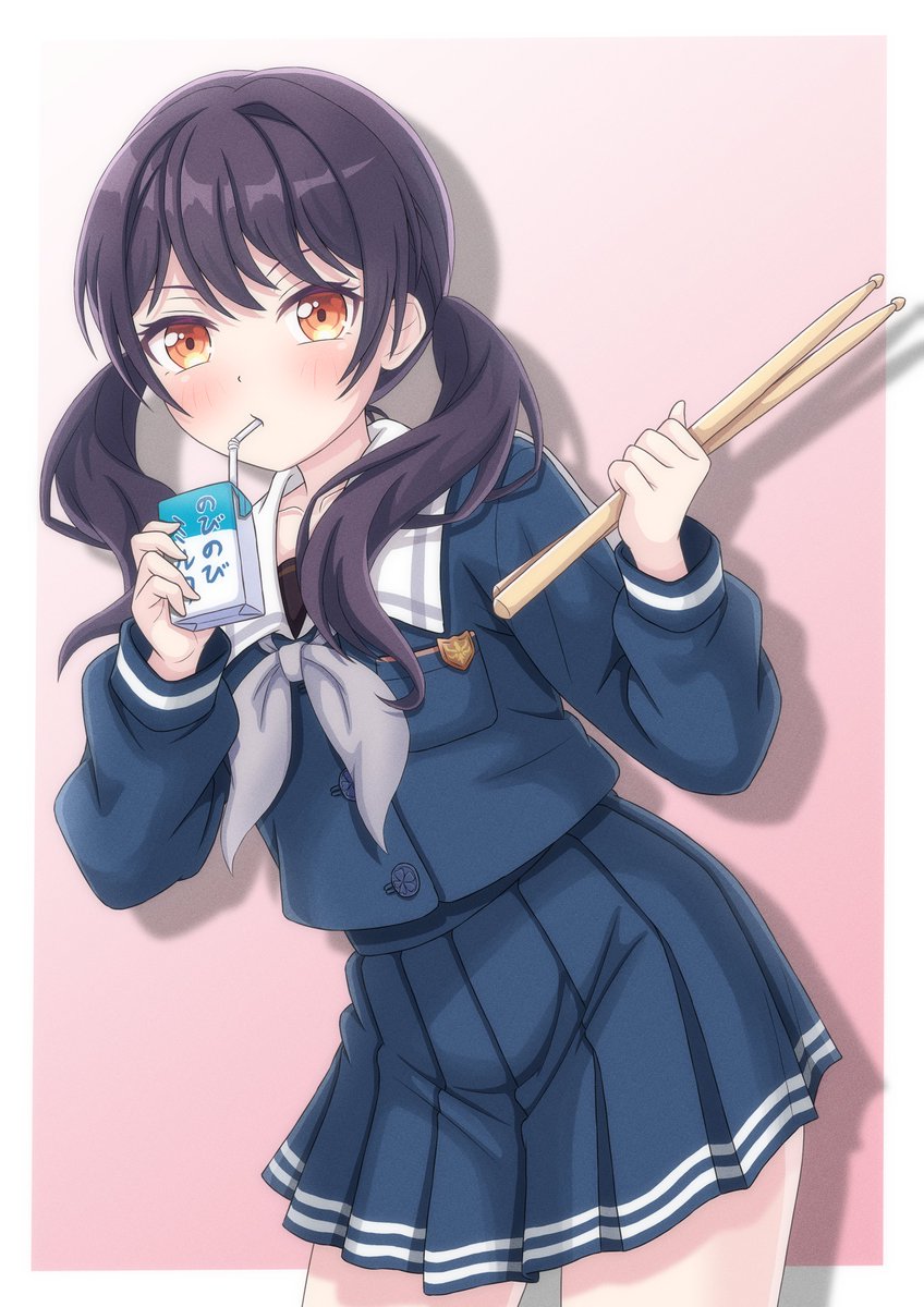 A5HIO's tweet image. 「るいさんに認められるようにがんばるからね！」

#二葉つくし #bandoriart