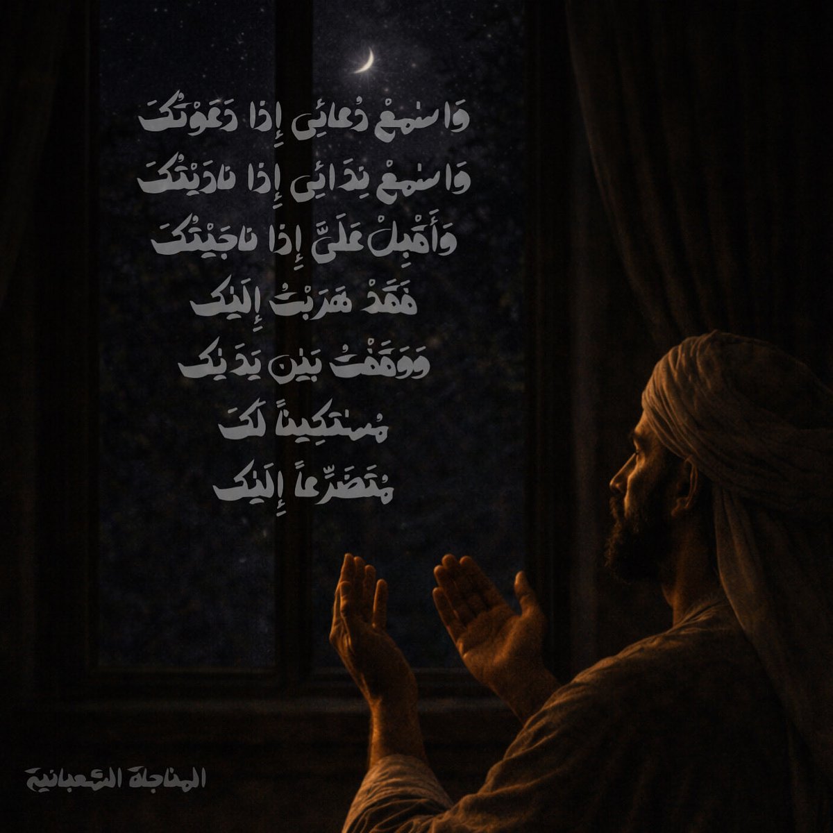 ya_ali110_'s tweet photo. اللهُمَّ صَلِّ عَلَى مُحَمَّدٍ وَآلِ مُحَمَّدٍ 

وَاسْمَعْ دُعائِي إِذا دَعَوْتُكَ وَاسْمَعْ نِدَائِي إِذا نادَيْتُكَ وَأَقْبِلْ عَلَيَّ إِذا ناجَيْتُكَ فَقَدْ هَرَبْتُ إِلَيْكَ وَوَقَفْتُ بَيْنَ يَدَيْكَ مُسْتَكِيناً لَكَ مُتَضَرِّعاً إِلَيْكَ ... 

- المناجاة الشعبانية - https://t.co/ZamUDBDFV5