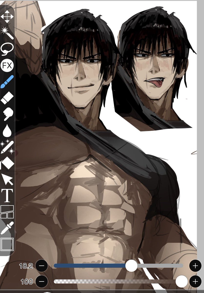 Mortzballz's tweet image. #toji  #illustration #JujutsuKaisen