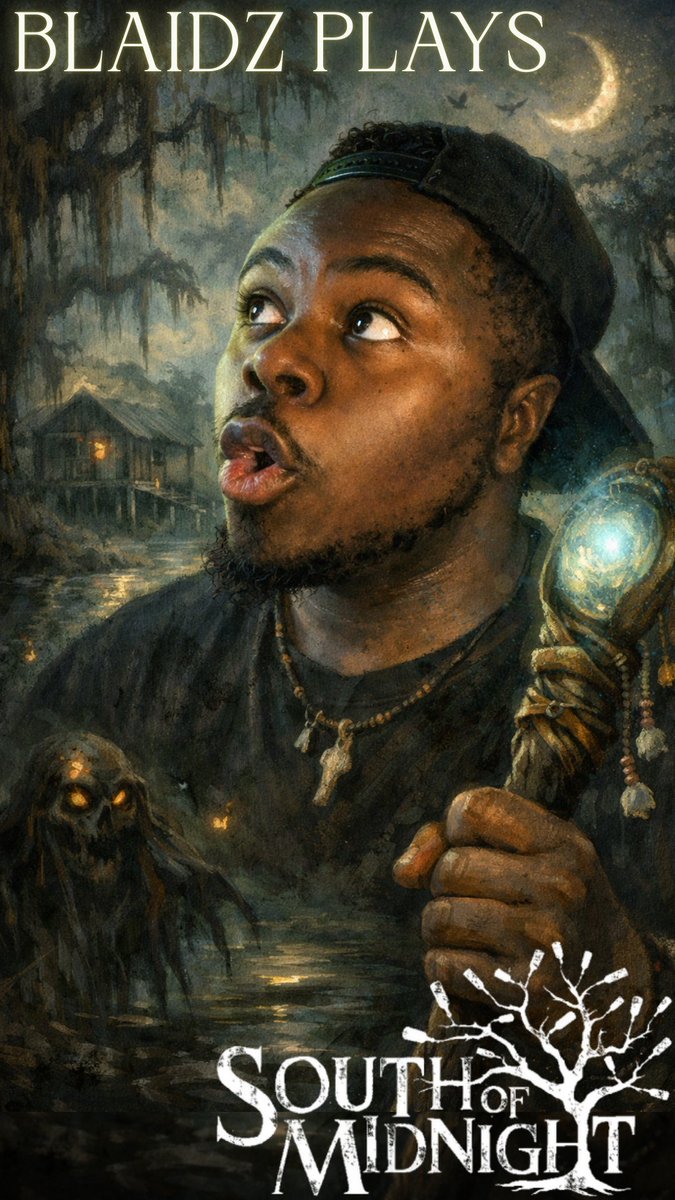 JOIN US IN THIS MAGICAL JOURNEY FOR OUR FIRST TIME PLAYING SOUTH OF MIDNIGHT! WATCH IT LIVE TONIGHT ON  twitch.tv/blaidz 

#southofmidnight #TheGameAwards <a href="/Xbox/">Xbox</a> <a href="/XboxGamePass/">Xbox Game Pass</a> <a href="/Twitch/">Twitch</a> #twitch #XboxGamePass