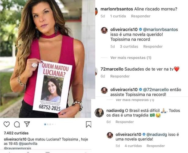 Aline Riscado morreu?