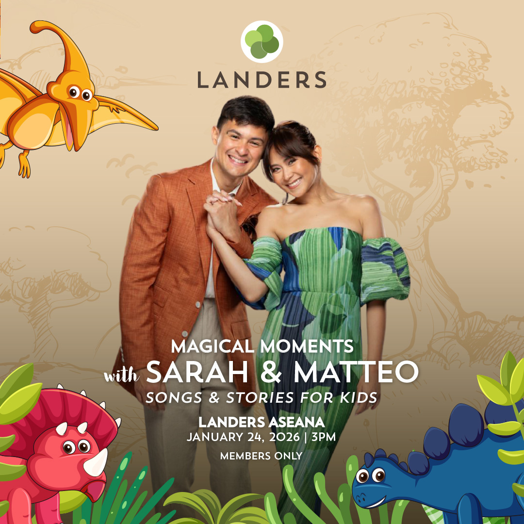 One last time! <a href="/mateoguidicelli/">Matteo Guidicelli</a> <a href="/JustSarahG/">Sarah Geronimo</a> <a href="/Landers_PH/">Landers Superstore</a>   

📅 January 24
⏲️ 3PM
📍Landers Aseana 

#landersph #LandersSuperstore #LandersAseana #LotsToLoveAtLanders